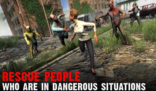Zombie Apocalypse 3D: Game Simulasi screenshot 8