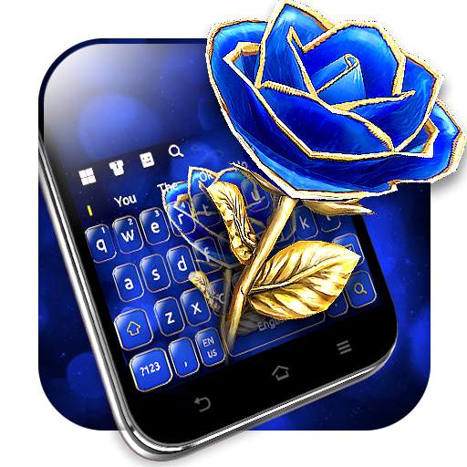 Blue Rose Keyboard 10001001
