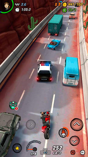 Moto Racing 2: Burning Asphalt screenshot 7