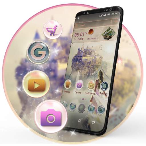 Fantasy Angel Launcher Theme 4.1