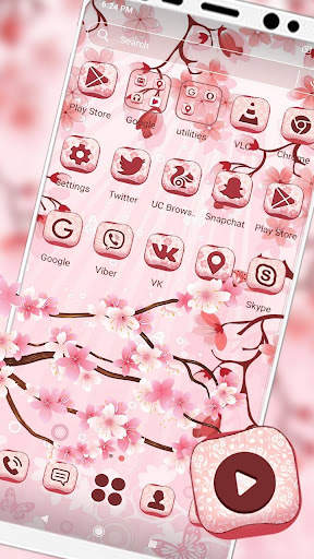 Cherry Blossom Launcher Themes screenshot 3