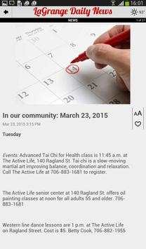 Lagrange Daily News screenshot 10