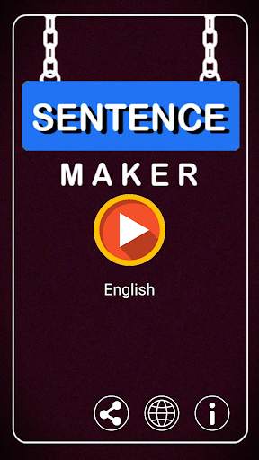 Sentence Maker - A Word Game screenshot 1