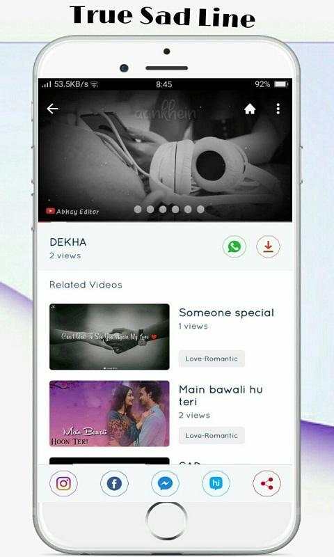 Dear Crush Video Status Time To Feel Love screenshot 1