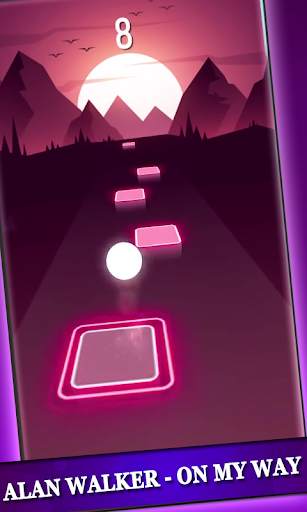 Alan Walker Tiles Hop Song Games screenshot 3