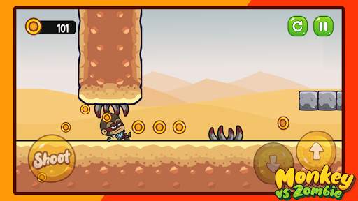 Monkey Vs Zombie 🐵⚔️👽 screenshot 2
