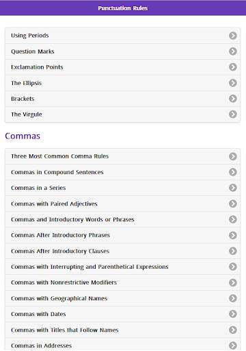 Punctuation Rules screenshot 1