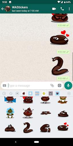 Poo Stickers for WhatsApp - Poop WAStickerApps screenshot 7