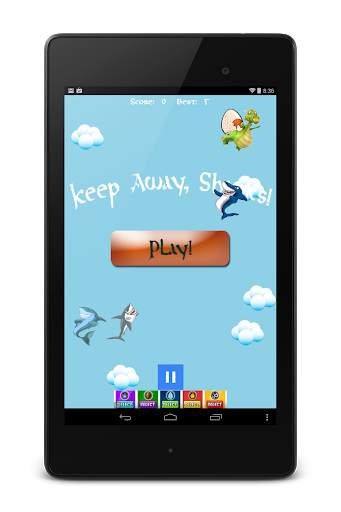 Keep Away, Sharks! screenshot 3
