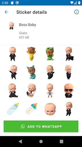 Hollywood Movie Stickers screenshot 2