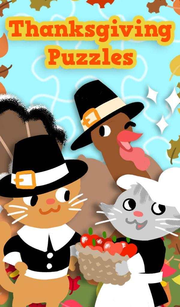 Thanksgiving Puzzles for Kids screenshot 1