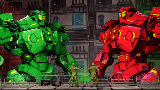 Army School Bus Robot Car Game screenshot 17