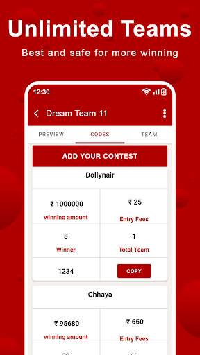 11- Fantasy Cricket Prediction screenshot 4