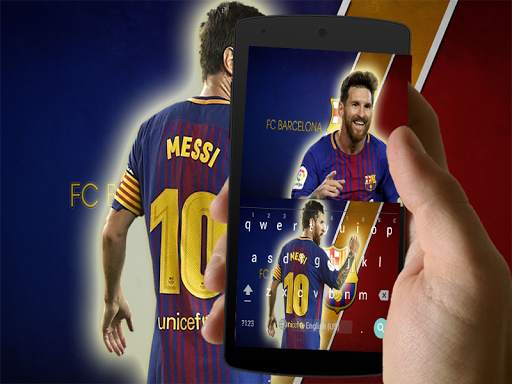Lionel Messi keyboard theme स्क्रीनशॉट 1