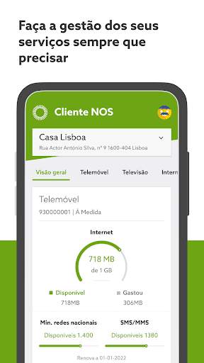 NOS App (Cliente NOS) screenshot 1