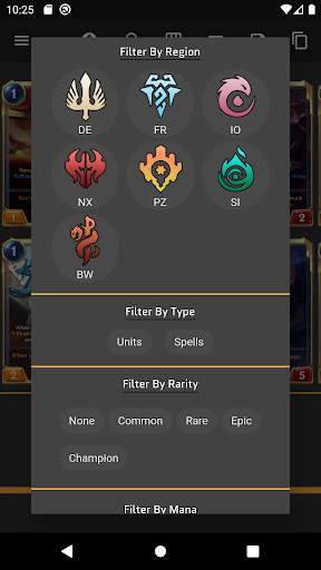 Legends of Runeterra Deck Builder screenshot 2