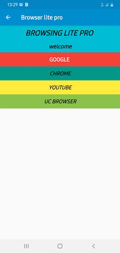 Lite browser pro screenshot 1