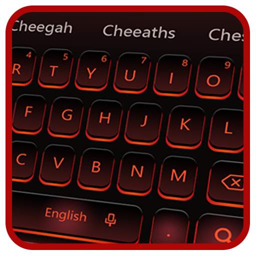 Black Red Keyboard 10001001
