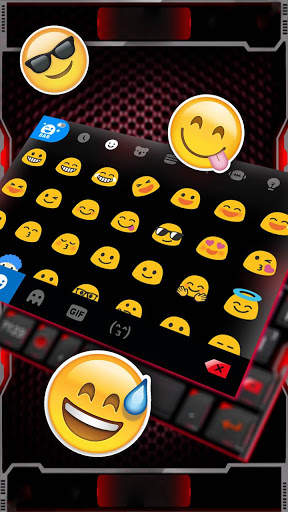 Tema Keyboard Red Sports Car Racing screenshot 3