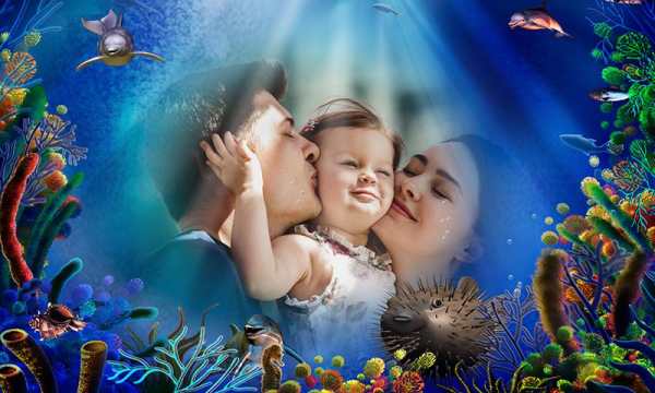 Under Sea Photo Frames 1 تصوير الشاشة