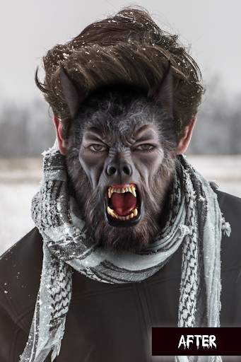 Werewolf Me: Photo Editor & Wolf Face Maker screenshot 4