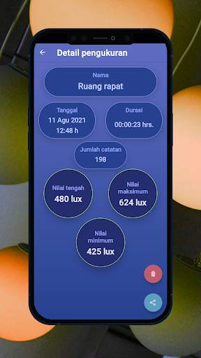 Pengukur cahaya. Meteran luks screenshot 5