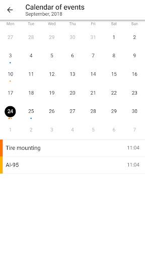 MyCar - Expenses 4 تصوير الشاشة