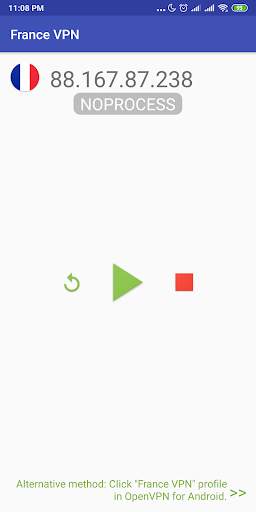 France VPN - Plugin for OpenVPN screenshot 1