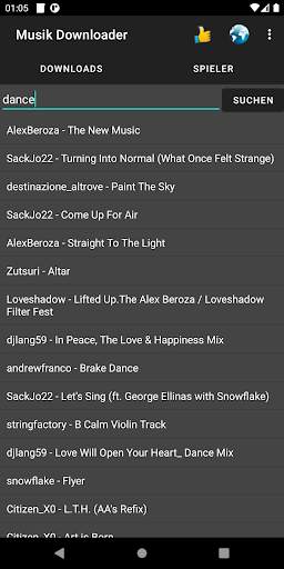 Musik downloader screenshot 1