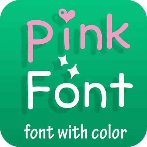 Pink Font for Oppo - Font with color style 1.20