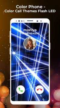 Color Phone - Color Call Themes Flash LED 6 تصوير الشاشة