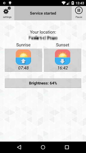 Auto Brightness Manager screenshot 1