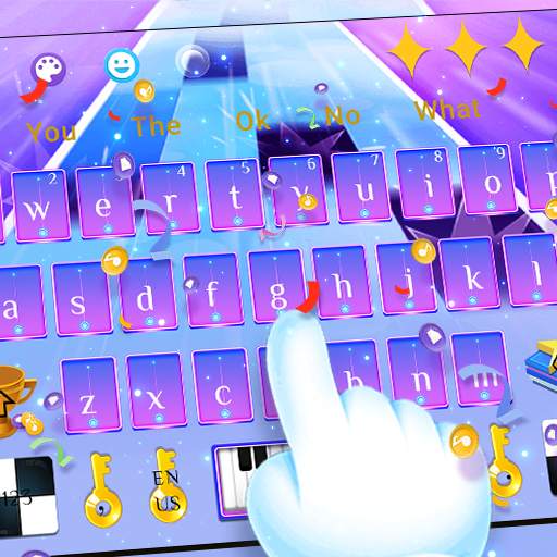 Anime Piano Tiles Keyboard Theme 10001001