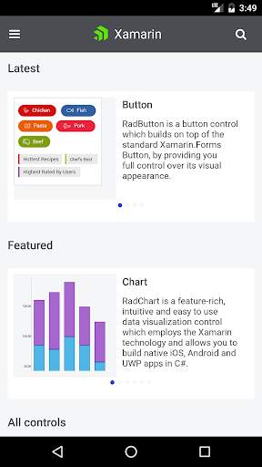Telerik UI for Xamarin Samples screenshot 6