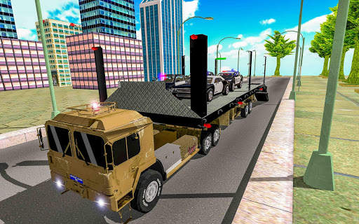 Police Robot Transport Car screenshot 4