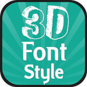 3D Font Style иконка