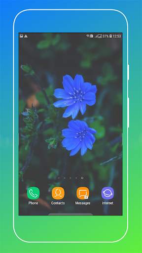 Blue Wallpaper screenshot 1