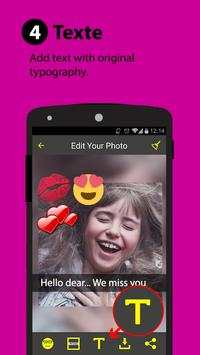 Add Emoji & Text on Photos: Image Editor 5 تصوير الشاشة