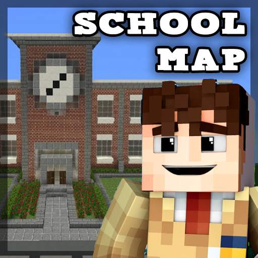 School map for Minecraft PE 1.0