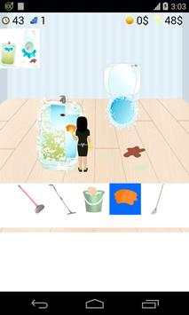 bathroom cleaning game screenshot 1