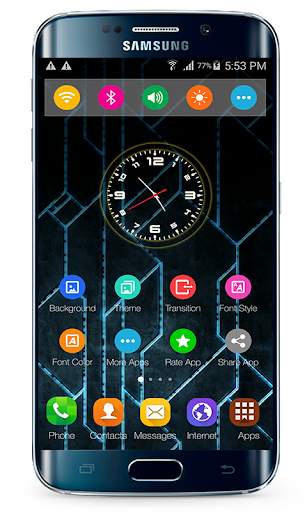 Galaxy Note8 Launcher Theme screenshot 2