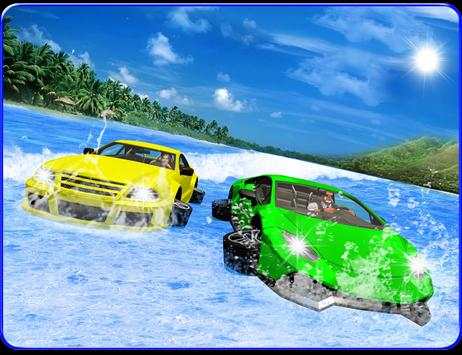 Water Surfing Car Racing 3D screenshot 8