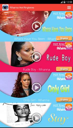 Rihanna Hot Ringtones screenshot 4