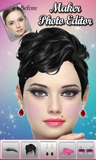 Woman Make Up Saloon Photo Editor screenshot 1