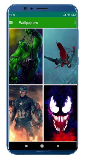 Video Superhero Live Wallpapers Lock Screen screenshot 2