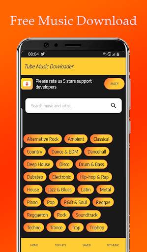 Tube Music MP3 Download - Tube Play Mp3 Downloader screenshot 1