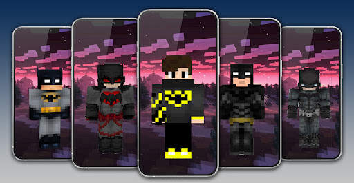 Skin Batman for Minecraft PE screenshot 1