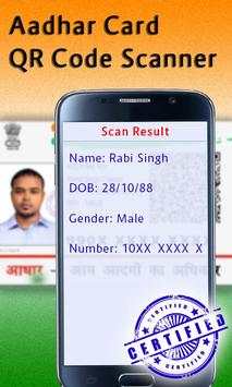 Aadhaar Card Edit QR Code scan screenshot 2