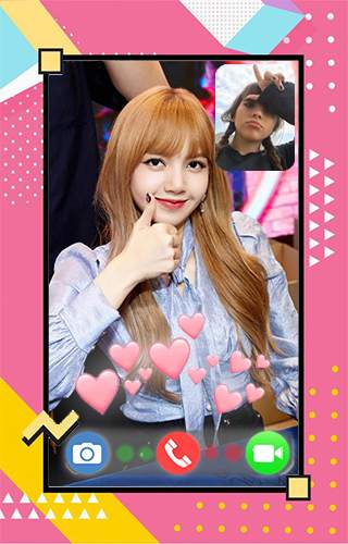 Lisa Video Call Blackpink- Video Call Simulation screenshot 7