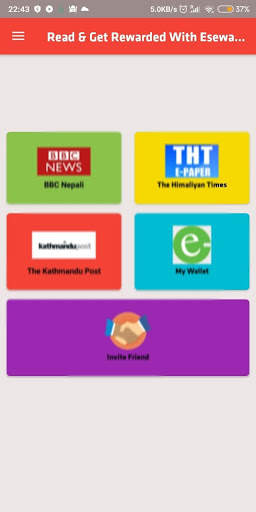 Read Newspaper & Earn Free Esewa Cash - Real Cash. screenshot 1